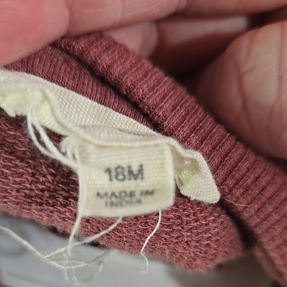 Jessica Simpson Kids Matching Set - Burgundy and Grey - Picture 3 of 4